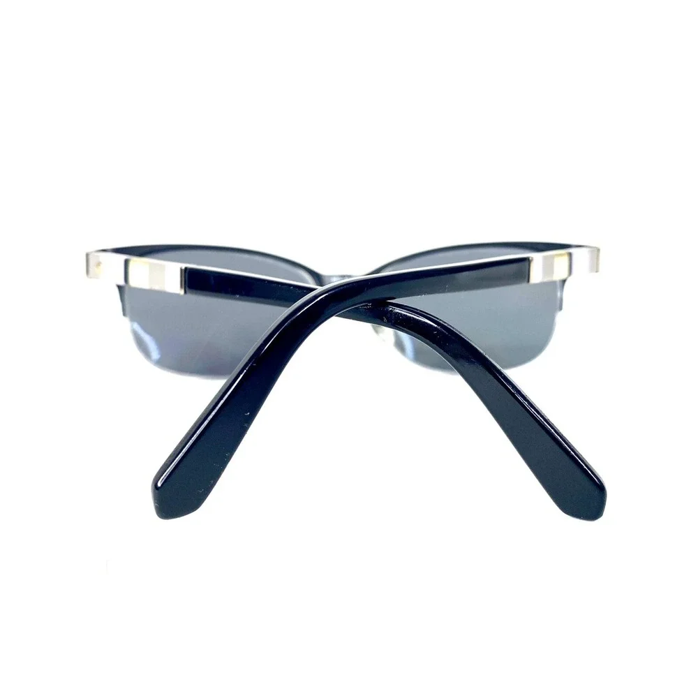 Kate Spade NY Black Metal Half Rim Club Master Glasses Valary 0W93 51 16 135